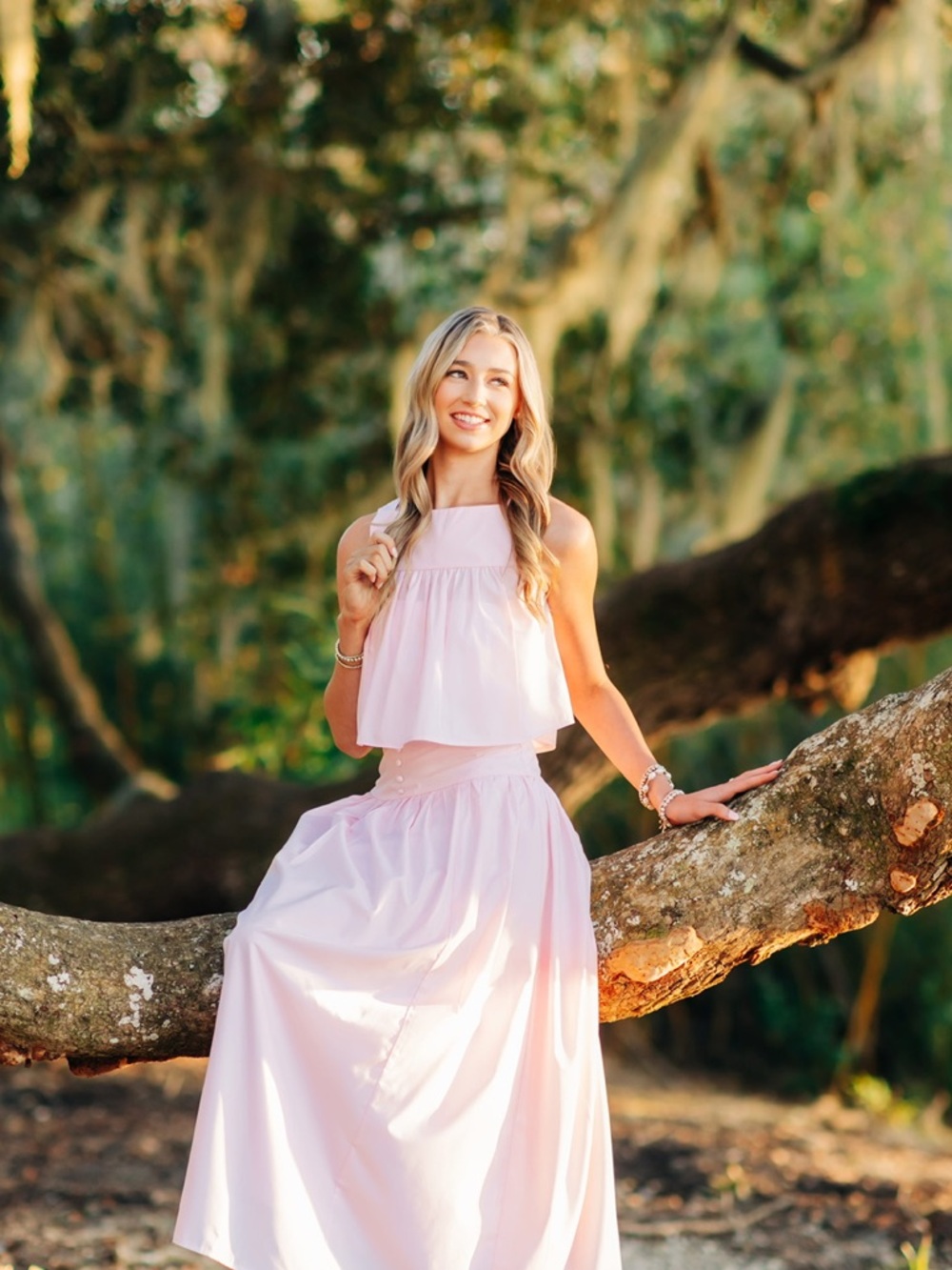 Girls' Light Pink Tiered set!!